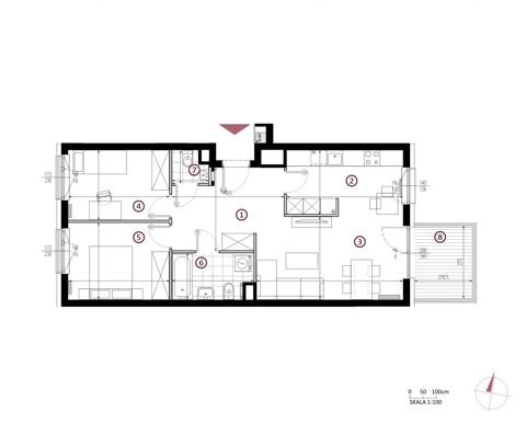Plan 3 pok. 66m²
