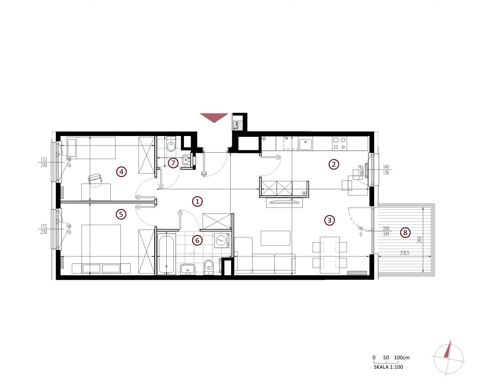 Plan 3 pok. 68m²