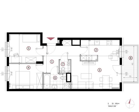 Plan 3 pok. 68m²