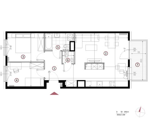 Plan 3 pok. 67m²