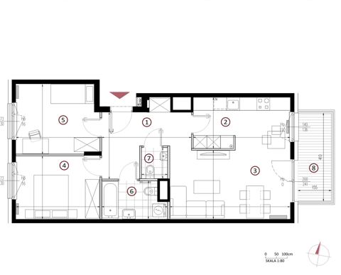 Plan 3 pok. 69m²
