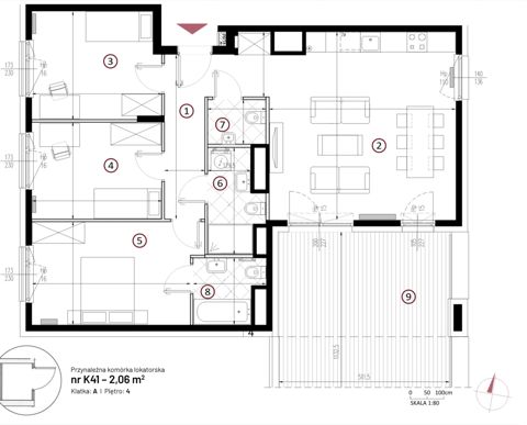 Plan 4 pok. 89m²