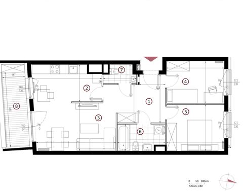 Plan 3 pok. 66m²