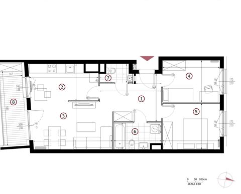 Plan 3 pok. 66m²