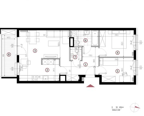 Plan 3 pok. 66m²