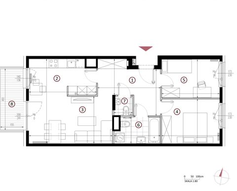 Plan 3 pok. 67m²