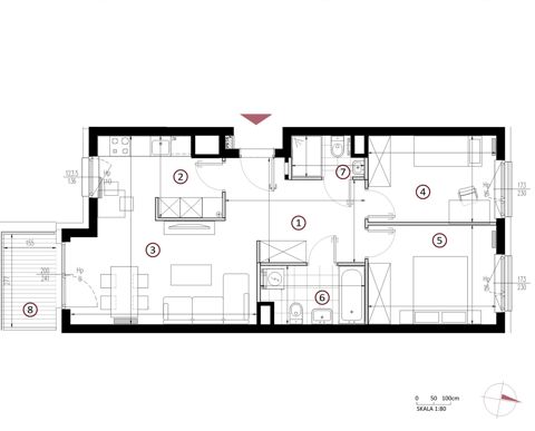Plan 3 pok. 63m²