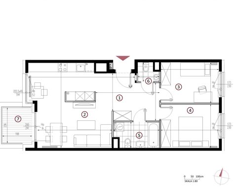 Plan 3 pok. 66m²