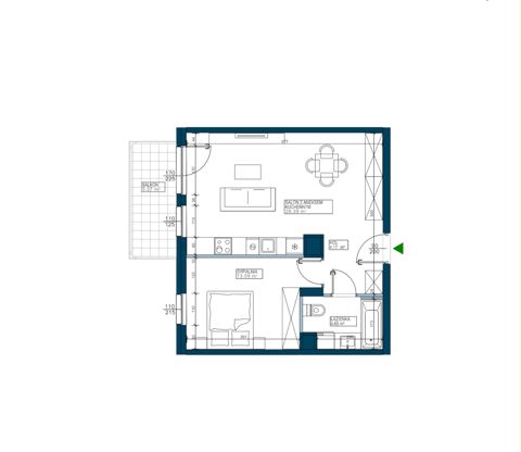 Plan 2 pok. 48m²