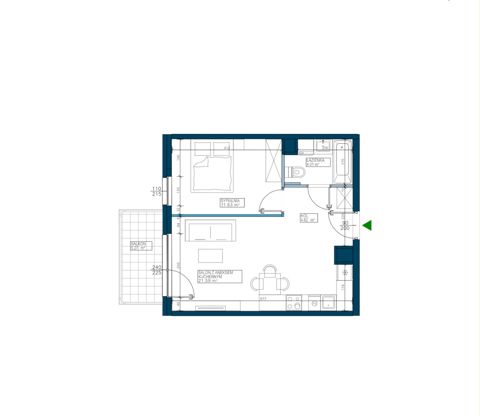 Plan 2 pok. 42m²