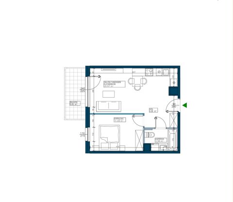 Plan 2 pok. 41m²