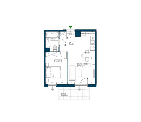 Plan 2 pok. 41m²