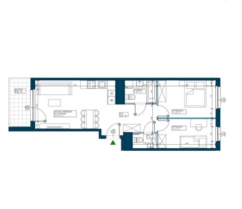 Plan 3 pok. 56m²