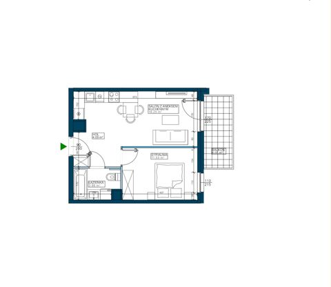 Plan 2 pok. 38m²