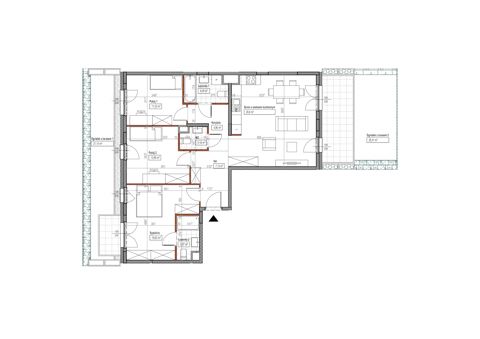 Plan 4 pok. 92m²