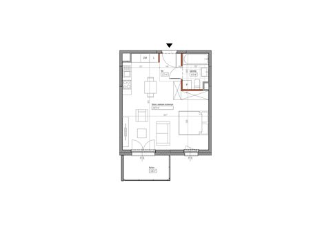 Plan 1 pok. 36m²