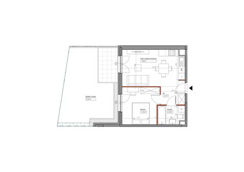 Plan 2 pok. 38m²