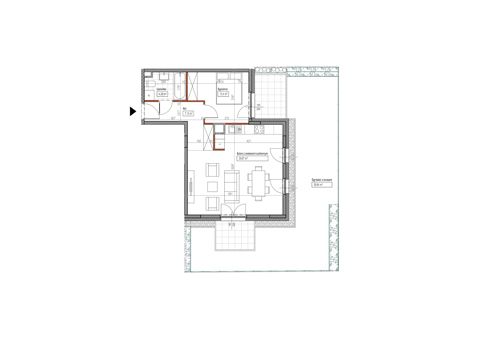 Plan 2 pok. 51m²