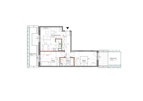 Plan 3 pok. 63m²