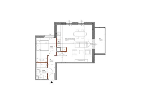 Plan 2 pok. 51m²
