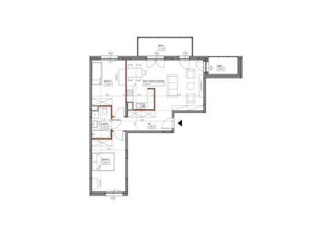 Plan 3 pok. 71m²