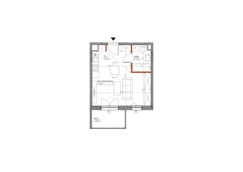 Plan 1 pok. 29m²
