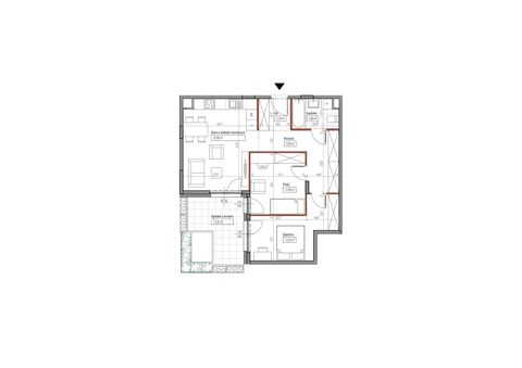 Plan 3 pok. 62m²