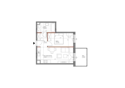 Plan 2 pok. 39m²