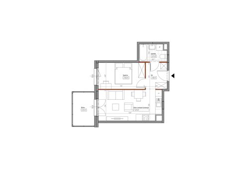 Plan 2 pok. 36m²