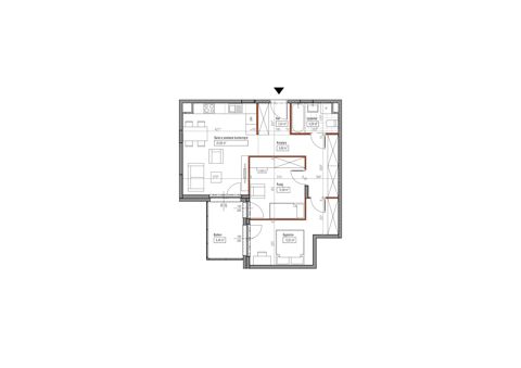 Plan 3 pok. 62m²