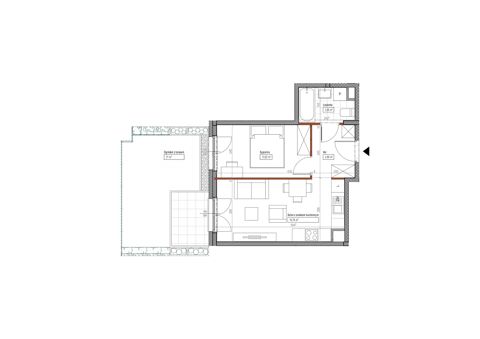 Plan 2 pok. 36m²