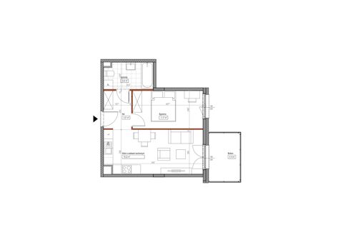 Plan 2 pok. 39m²