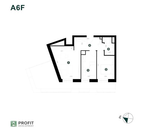 Plan 3 pok. 46m²