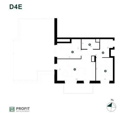 Plan 3 pok. 56m²