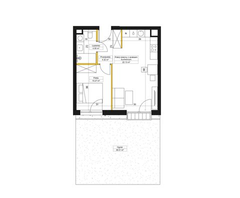 Plan 2 pok. 41m²
