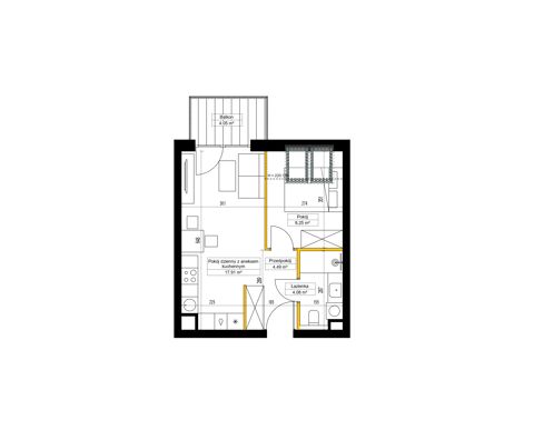 Plan 2 pok. 35m²