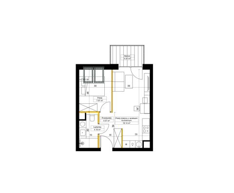 Plan 2 pok. 35m²