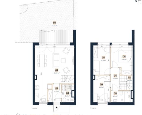 Plan 4 pok. 80m²