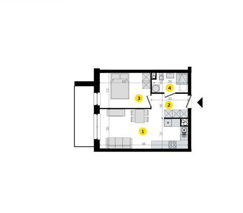 Plan 2 pok. 38m²