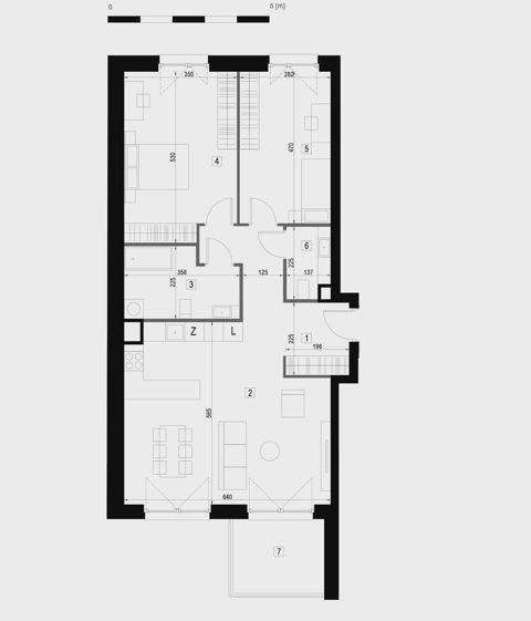 Plan 3 pok. 84m²