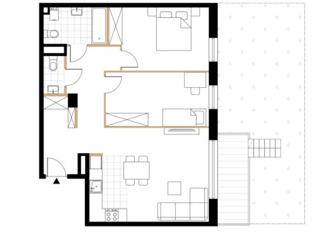 Plan 3 pok. 69m²