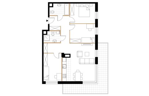Plan 4 pok. 82m²