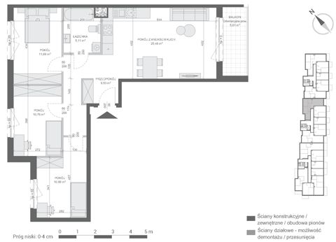 Plan 4 pok. 74m²