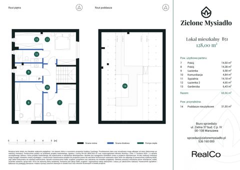 Plan 5 pok. 128m²