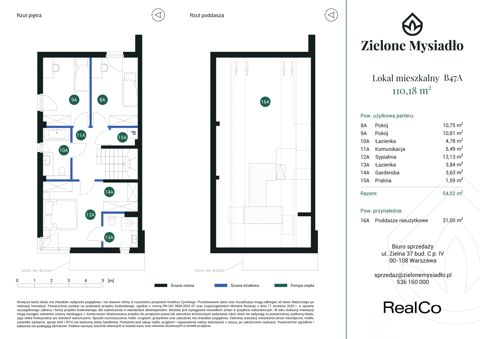 Plan 5 pok. 110m²