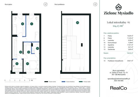 Plan 5 pok. 114m²