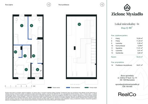 Plan 5 pok. 114m²