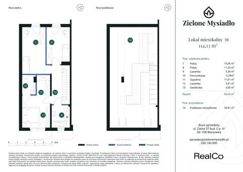 Plan 5 pok. 114m²