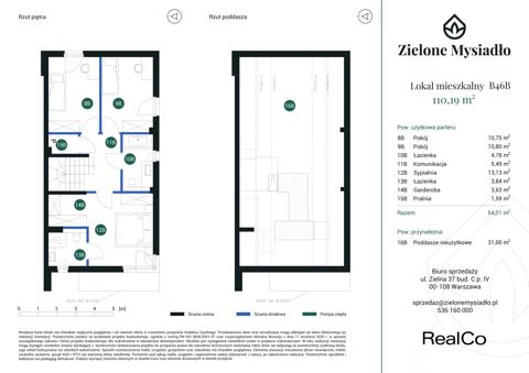 Plan 5 pok. 110m²