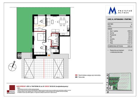 Plan 3 pok. 70m²